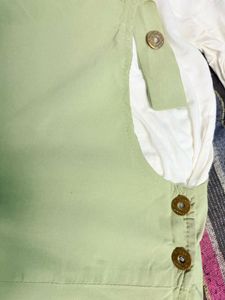 Cute Smiley Face Overalls Dress