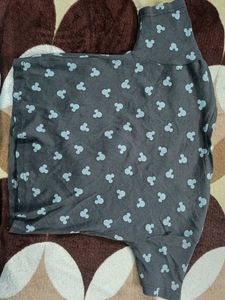 Cute Mickey Printed Top