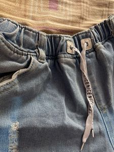 Ripped Denim Shorts