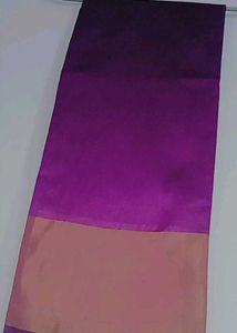 Elegant Purple &amp; Gold Saree