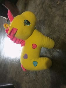 Jam &amp; Honey Yellow Unicorn Soft Toy
