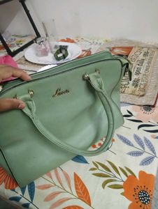 Sage Green Satchel Handbag