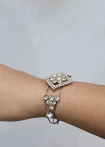 combo pack of bracelet, thin neck chain