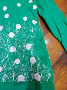 Cute Green Girls Hoodie
