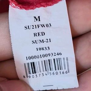 Red 'Mindset' Graphic Tee