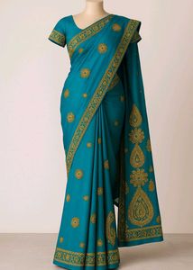 Elegant Green Saree