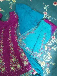 Purple Dress Material