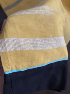 Yellow Checked Kurta-W