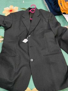 Classic Striped Suit Blazer