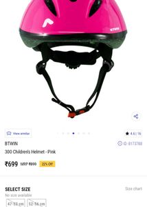 Kids Btwin Helmet for cycling, scakiting, hoverin