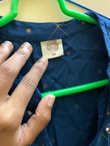 Navy Blue Kurta