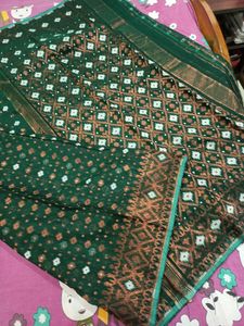 Brand New Jamdani Sari Copper zari Allover Work