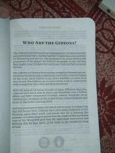 Gideons Bible - &gt; NEW TESTAMENT PSALMS