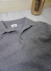 Lacoste Grey Polo Sweater