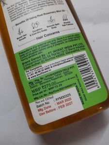 Soulflower Rosemary Mint Hair Oil