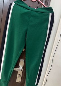 Stylish Green Tracksuit Set