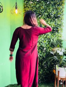 Never Used Elegant Maroon EKurtaSize M&amp;