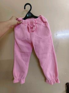 Kookir Kids Adorable Pink Bow Baby Top And Bottom