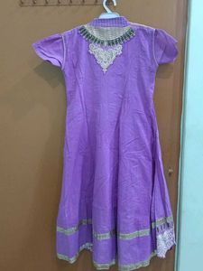 Anarkali Suit With Collar A- Line Neck