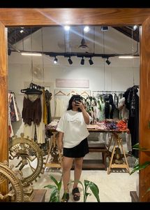 Oversized Graphic Print Tee