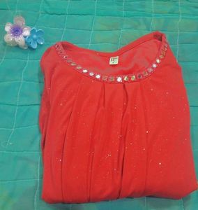 Red Ethnic top