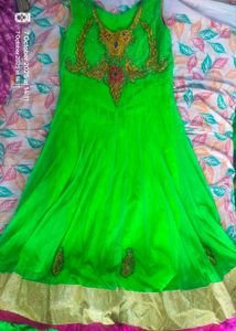 Green Ethnic Gown