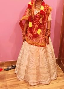 Moon White Bridal Ball Lengha ❤️❤️