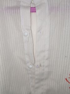 Off White Holi Kurta