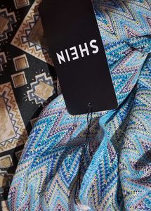 Chevron Knit Mini Dress