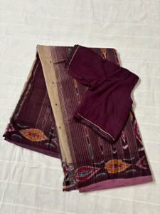 Pure Cotton Saree with Blouse