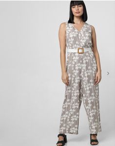 Beige Jumpsuit