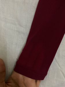 🍒Full Sleeve Cherry Red Top Fits Like A Dream 🍒