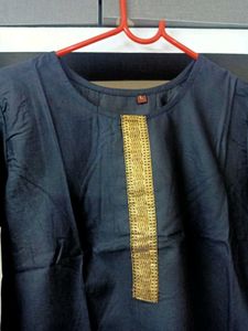 NEW Black Pattu Kurti and Legging