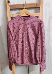 Embroidery Work Cotton Top Size-40