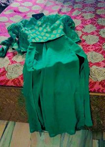 Elegant Zari Work Koti Kameez Inner With Dupatta