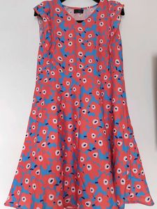 Floral Print Sleeveless Dress