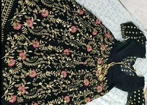Elegant Embroidered Anarkali Dress