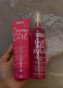 Umberto Giannini Set Of Curl Cream &amp; Spray