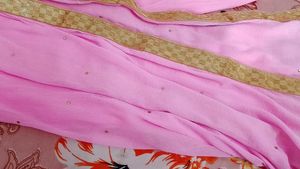 Pink Embellished Dupatta