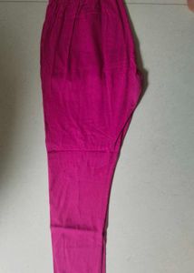 Pink Casual Leggings