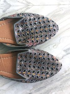Pista  Lavender Bellies With Stone Work
