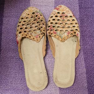 Embroidered Flats & Sandals