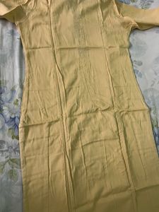 Elegant Yellow Kurti
