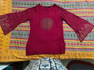 Maroon Top