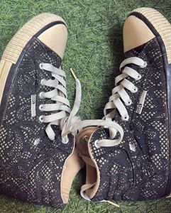 Stylish Black Sneakers