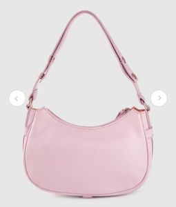 Luxury feel Lavender-pink shoulder bag