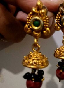 1gram goldplateNecklace &amp; earing&amp;bangle set