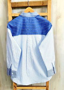 Striped Button-Down Shirt