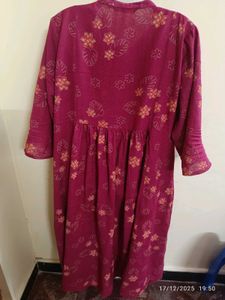 xxl a line mirror work embroidery kurta