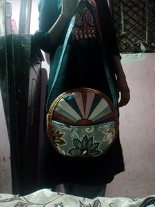 Unique Handmade Patchwork Floral Shoulder Bag